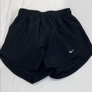 black nike shorts